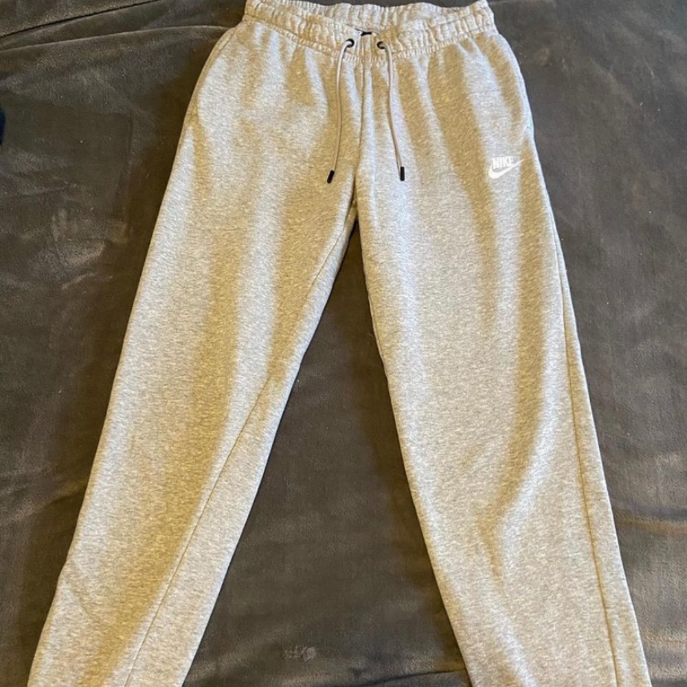 Grey Nike joggers